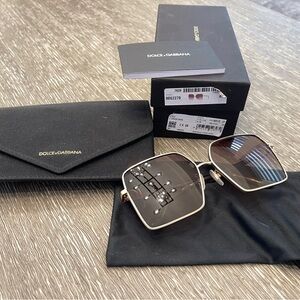 Dolce Gabanna DG2279 Gold Sunglasses - Like New!!